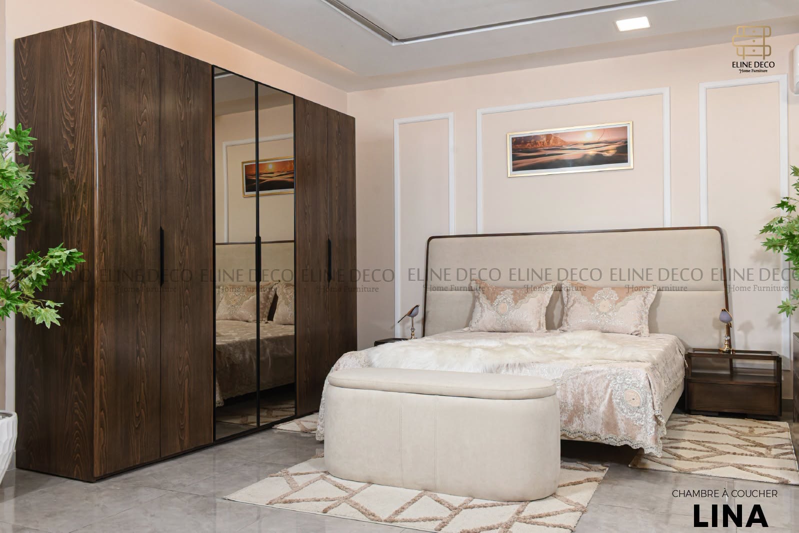 Chambre à coucher 𝐋𝐈𝐍𝐀